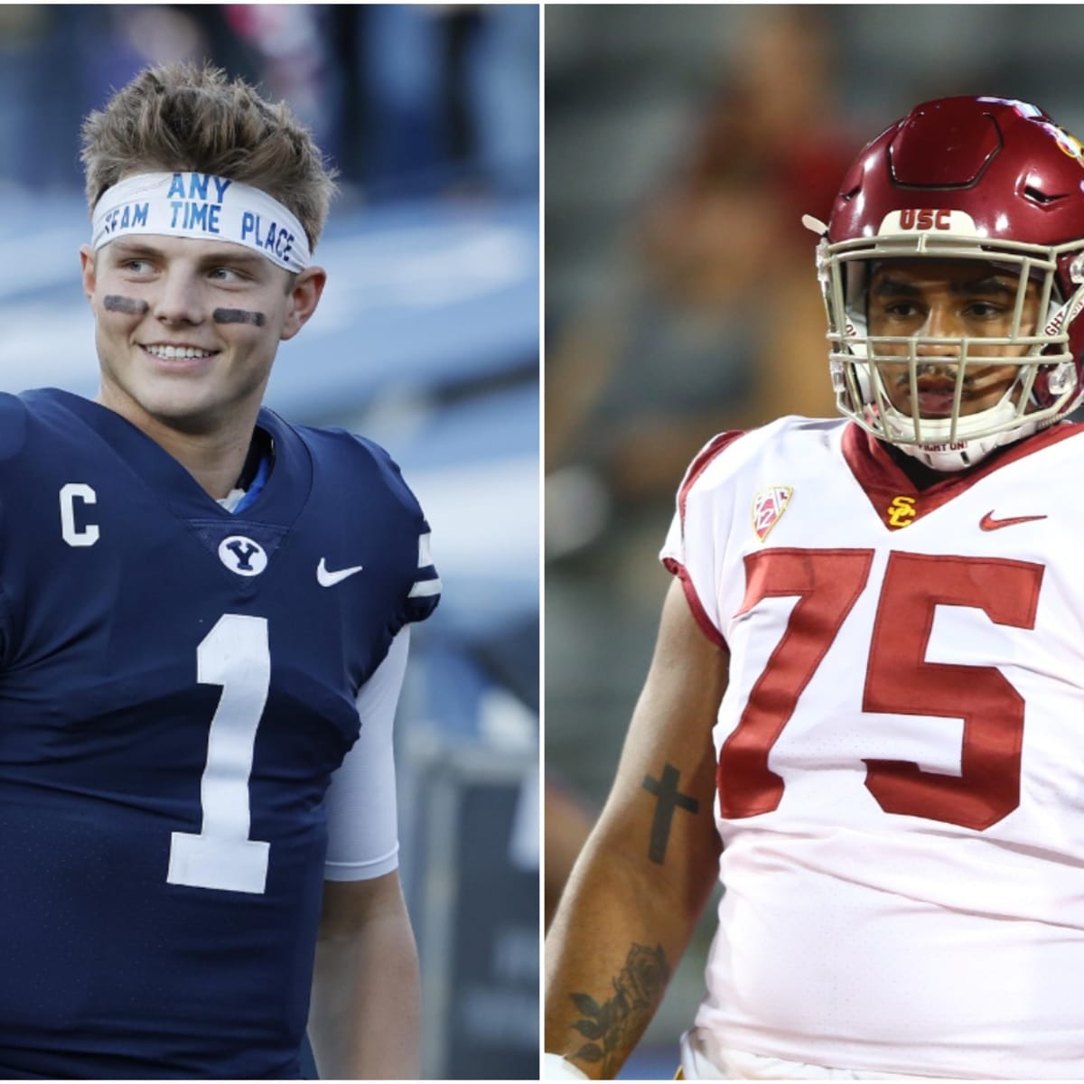 Jets draft BYU QB Wilson, trade up to take USC G Vera-Tucker