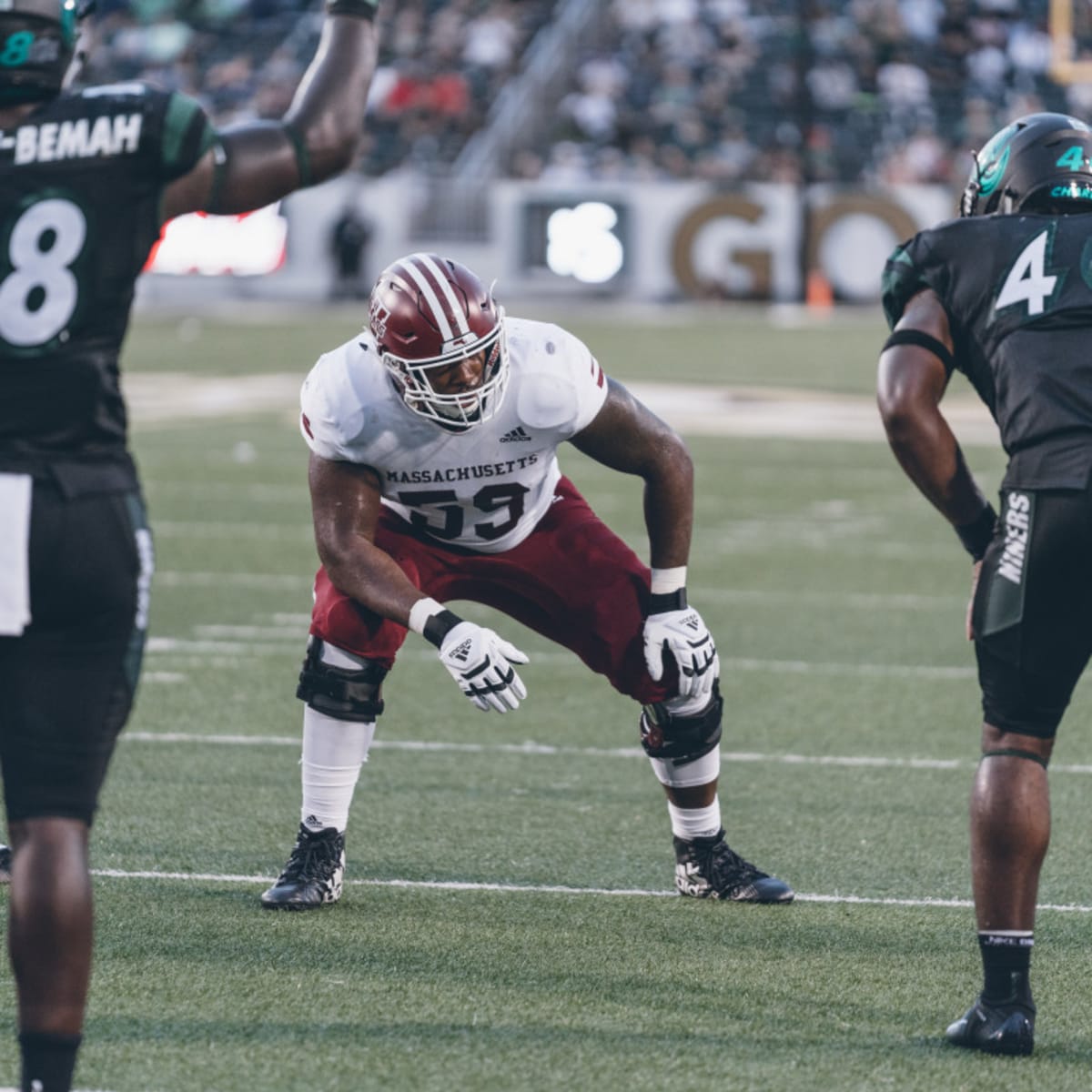 Miami Dolphins Select Larnel Coleman, OT UMASS in Round 7, Pick