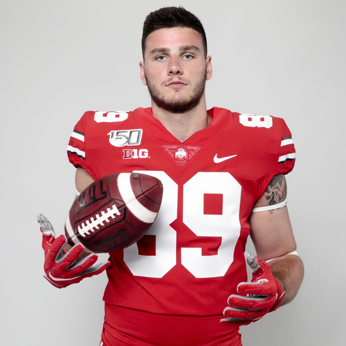 Round 5 - Pick 1: Luke Farrell, TE, Ohio State (Jacksonville