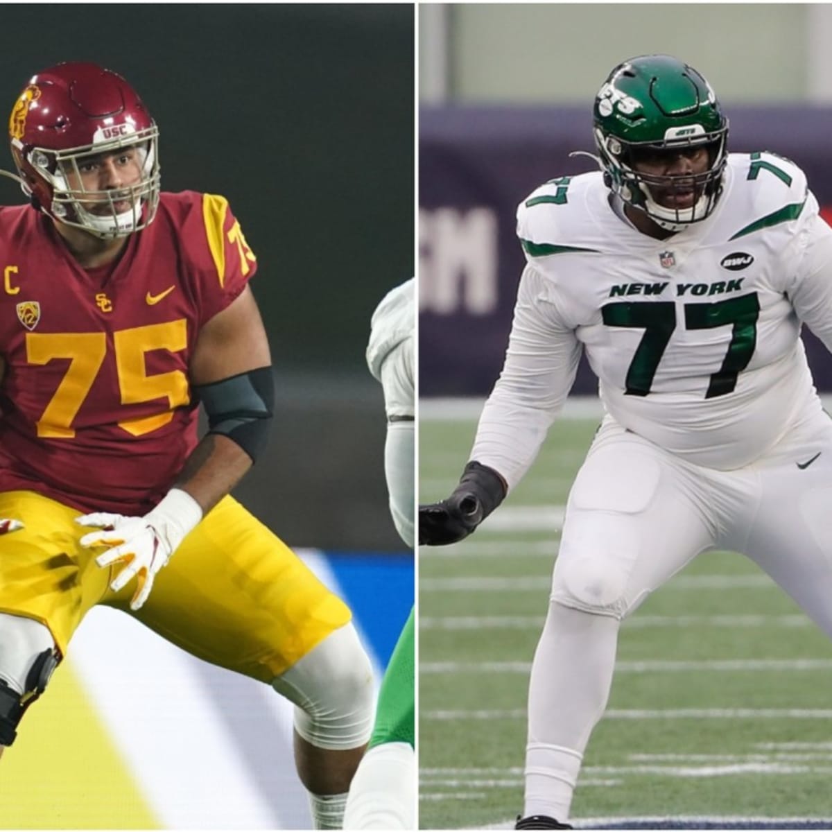 USC's Alijah Vera-Tucker Taken By New York Jets In First Round Of 2021 NFL  Draft - USC Athletics