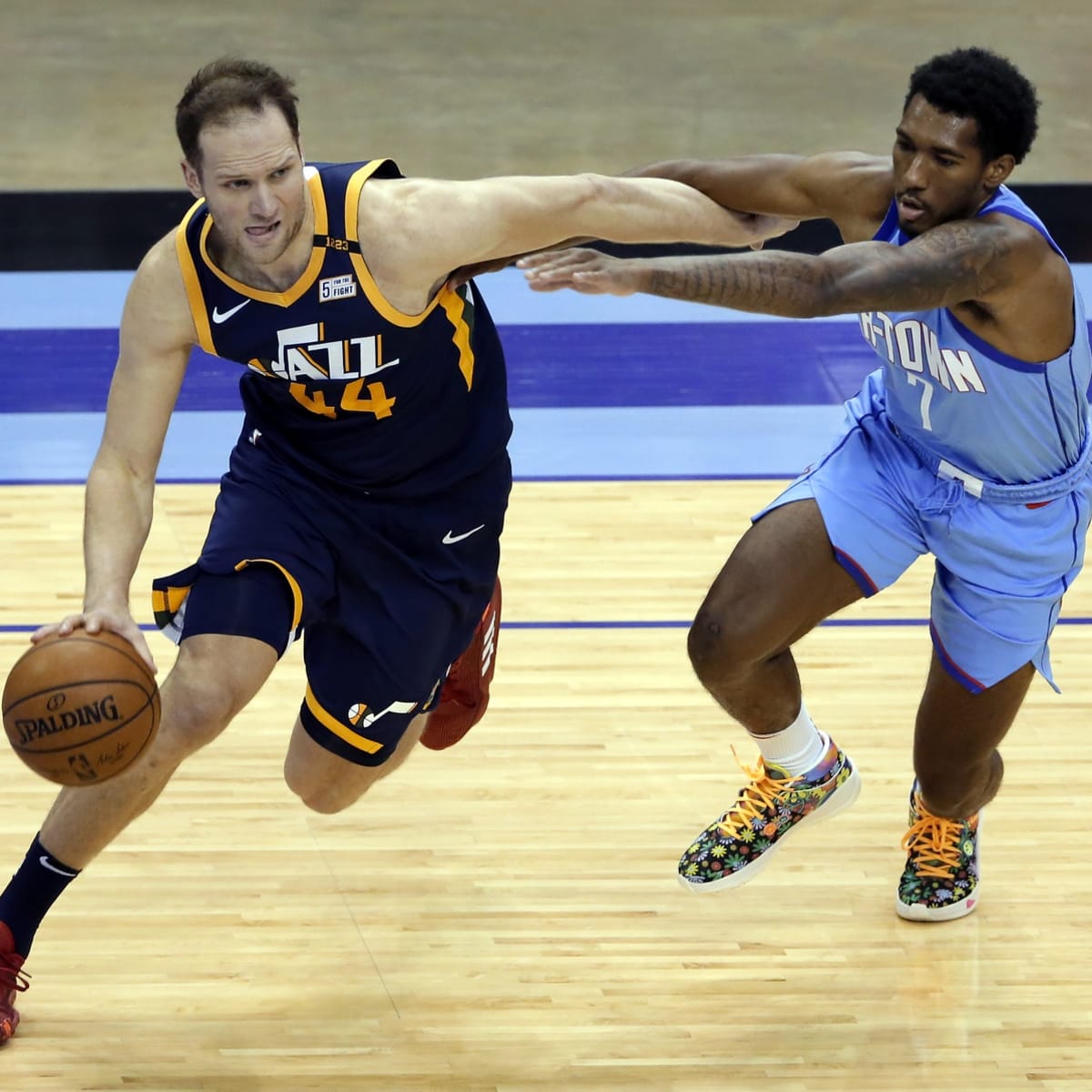 Bojan Bogdanovic has career-best 48 points as Utah Jazz strengthen