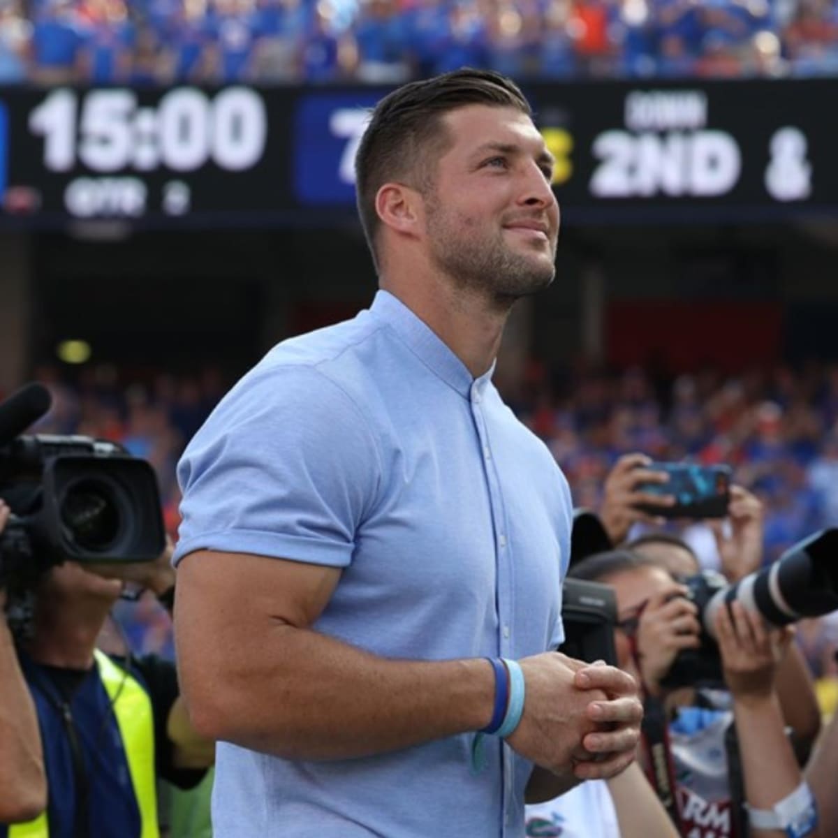 Tim Tebow's muscles have reached epic proportions