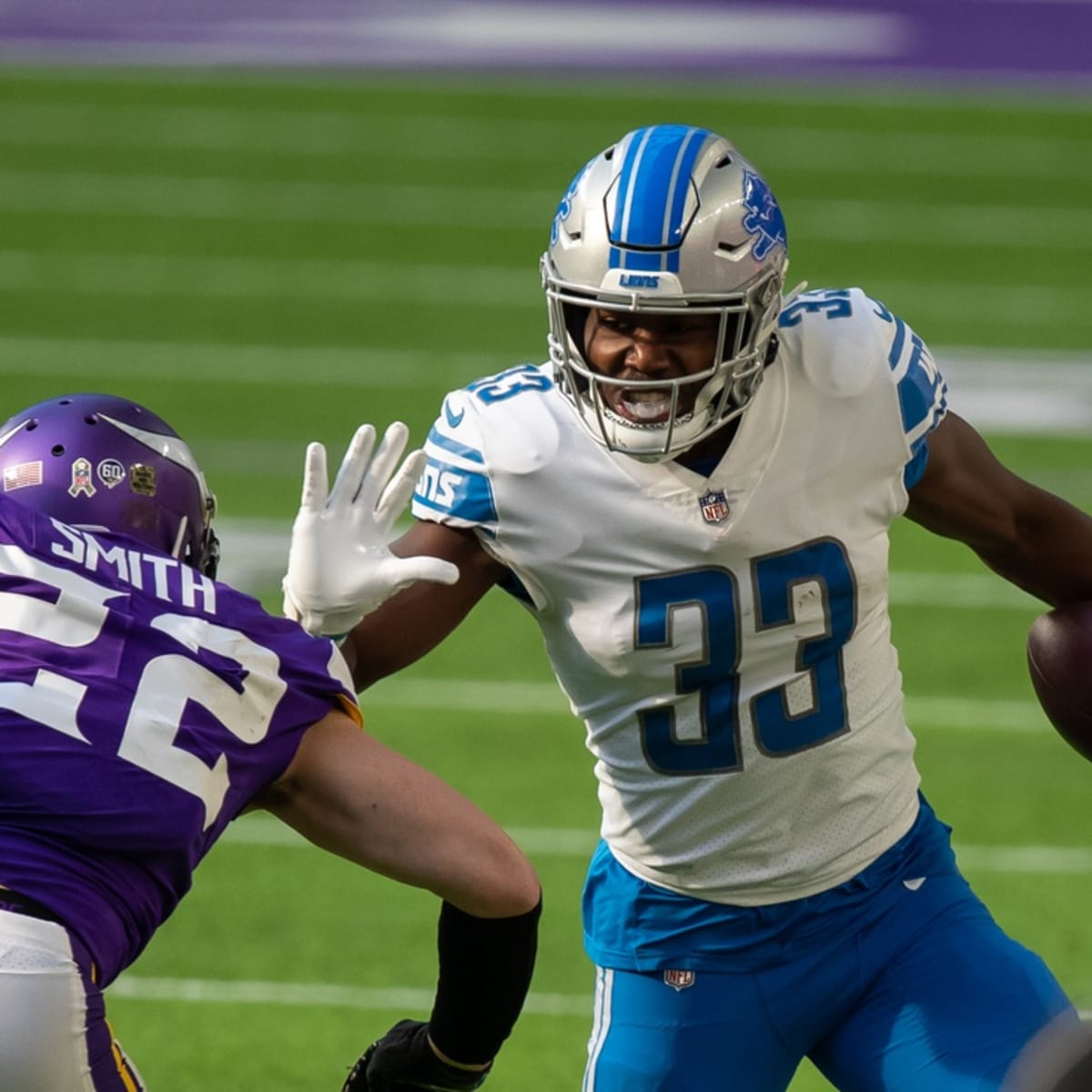 Kerryon Johnson of Detroit Lions likely out with knee injury - ESPN