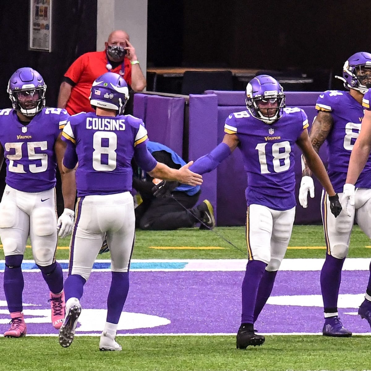 Kirk Cousins' TD pass to Justin Jefferson gave Vikings some