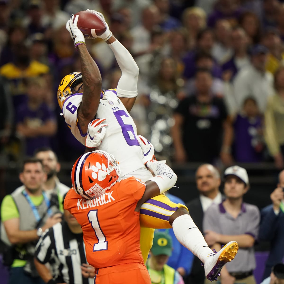 59. @panthers ↔️ LSU WR Terrace Marshall Jr.