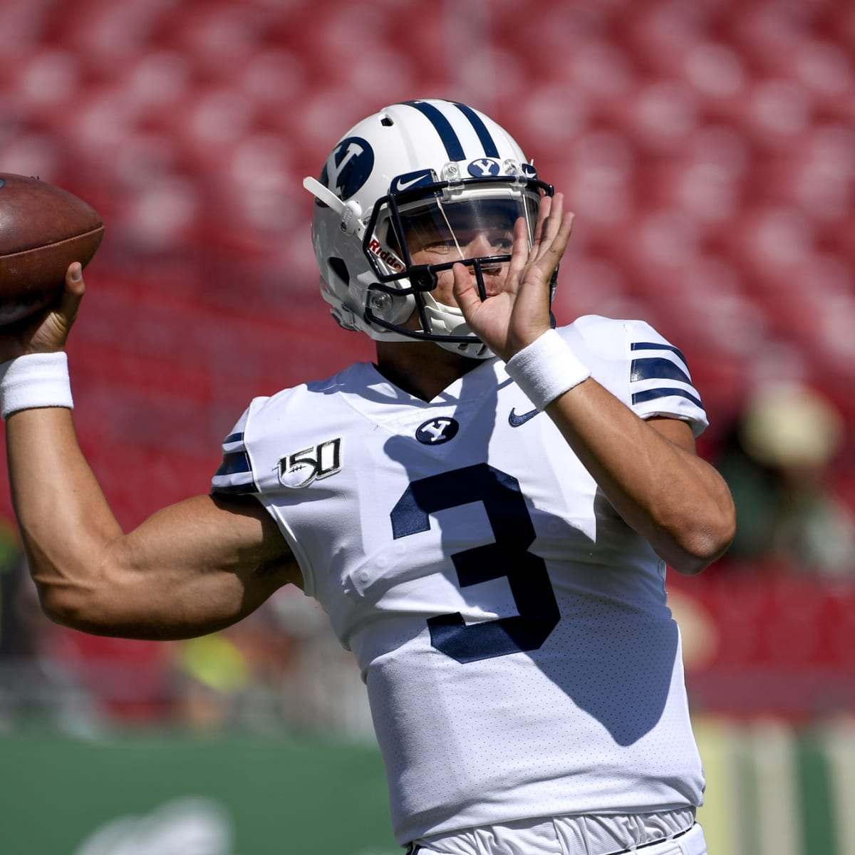 BYU football's Jaren Hall is among quarterbacks going to NFL combine -  Deseret News