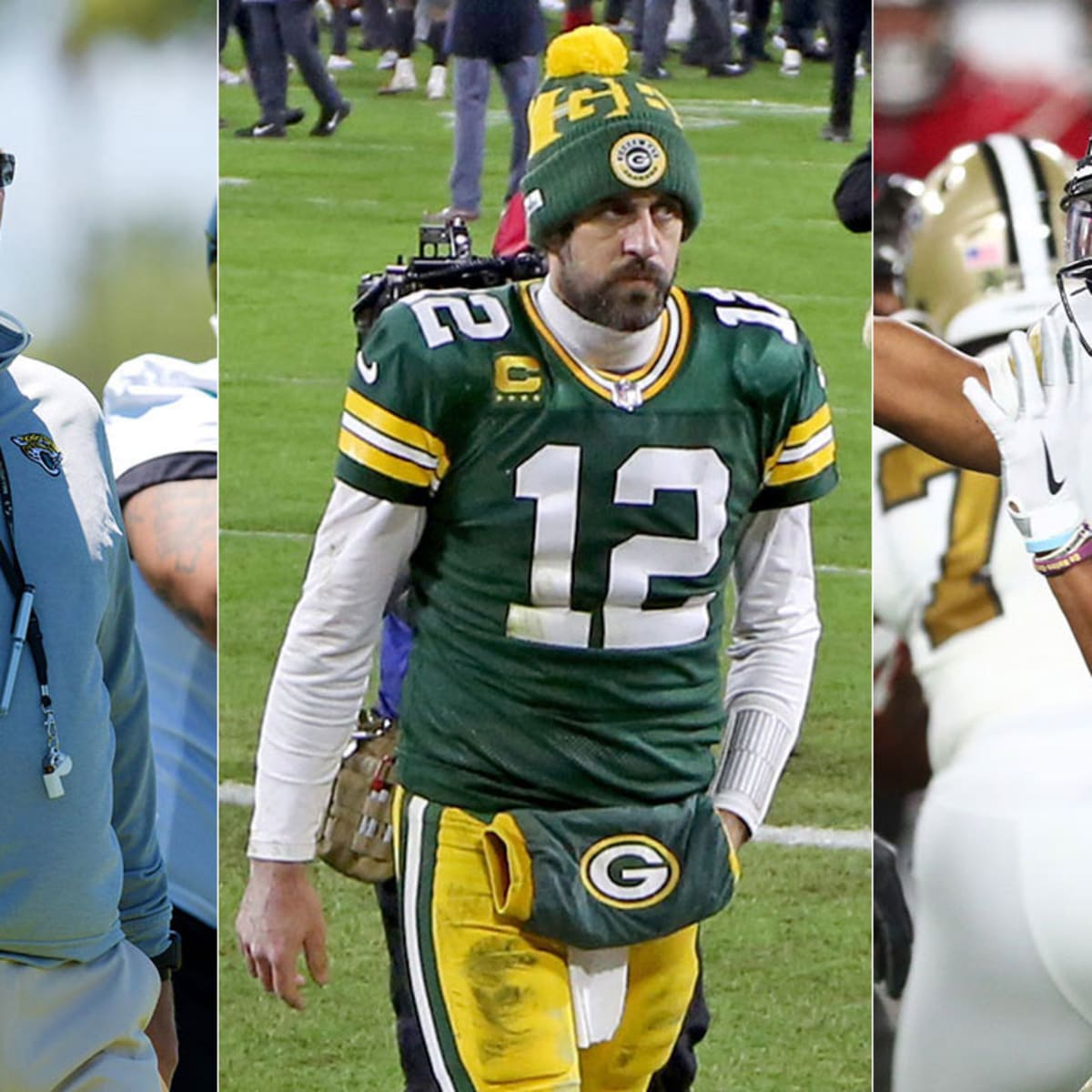 Aaron Rodgers: Development of rookie wideouts will be part of decision  whether to return next season