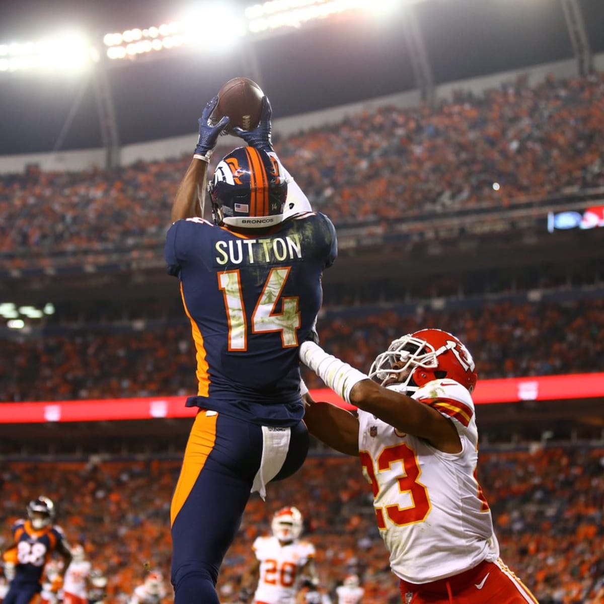 Denver Broncos' Courtland Sutton (hamstring) out vs. Chiefs