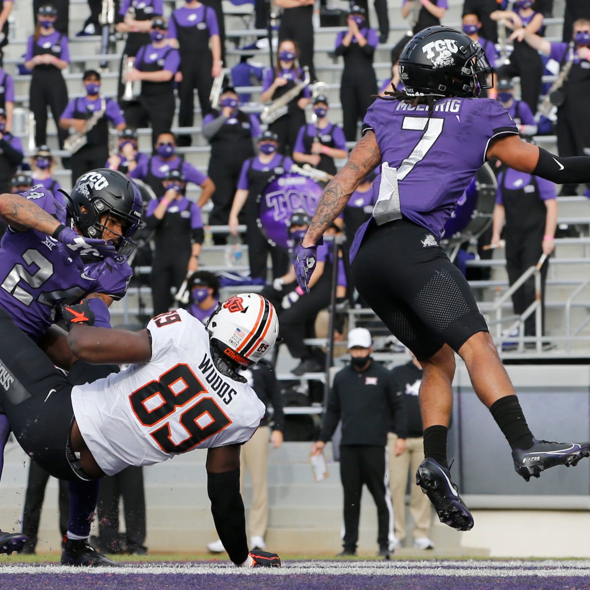 Baltimore Ravens safety Ar'Darius Washington (29) runs during an