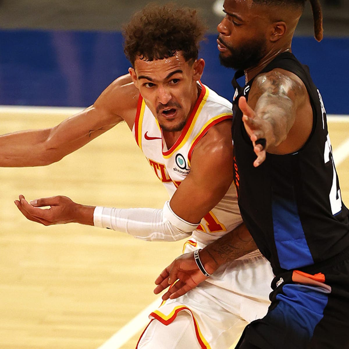NBA news: New York Knicks ban fan for spitting on Atlanta Hawks star Trae  Young