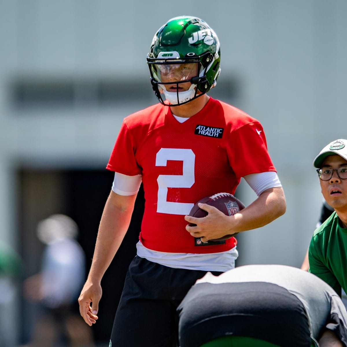 New York Jets linebacker Sherrod Greene (32) in action during the team's  NFL football rookie minicamp, Friday, May 5, 2023, in Florham Park, N.J.  (AP Photo/Rich Schultz Stock Photo - Alamy