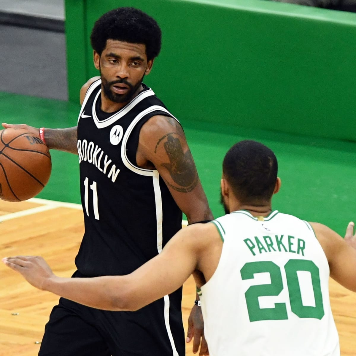 Celtics Fan Throws Water Bottle at Kyrie Irving, Gets Handcuffed & Arrested  - 2021 NBA Playoffs 