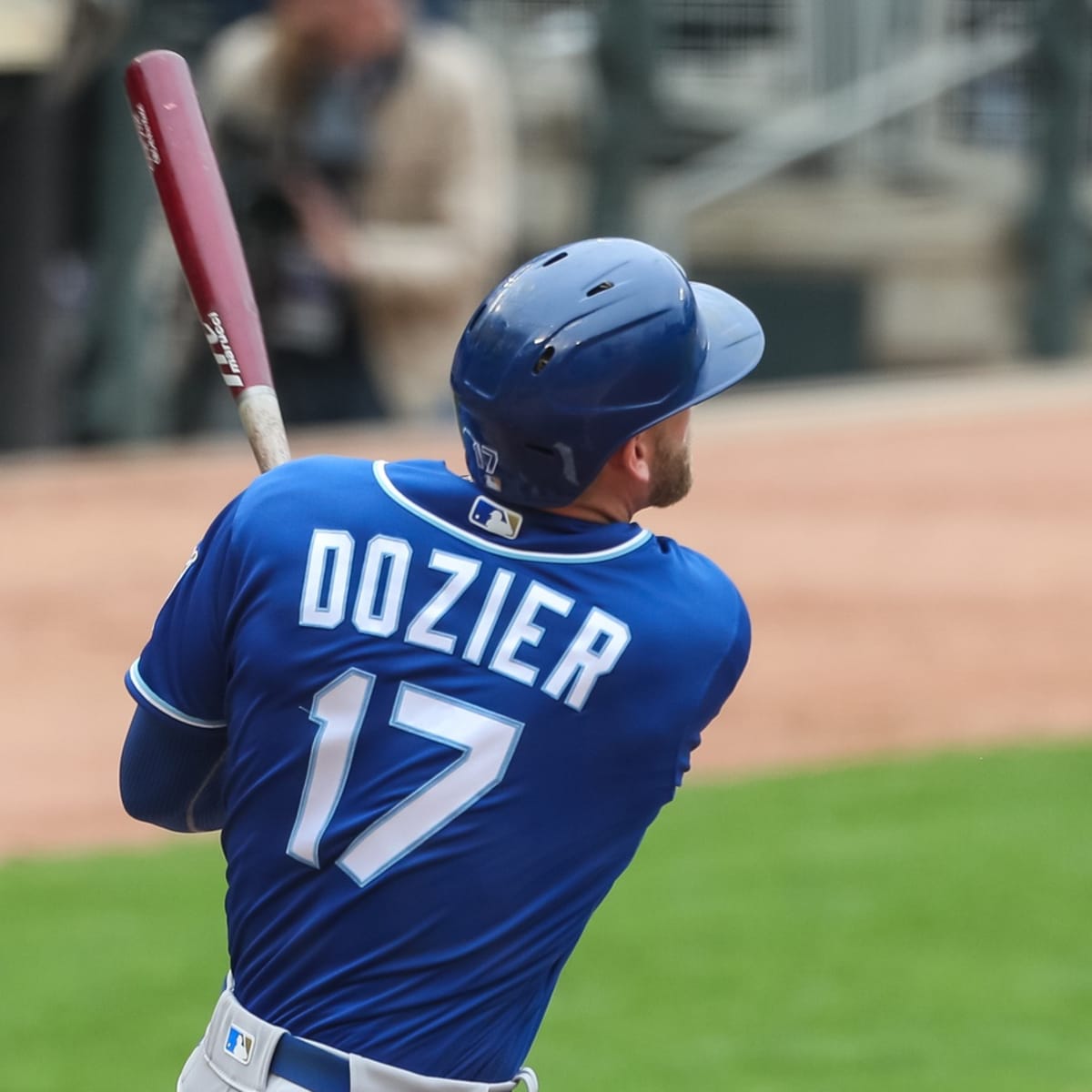 Royals' Hunter Dozier hits first career homer, makes a trade for the ball  in victory over the Twins - The Athletic