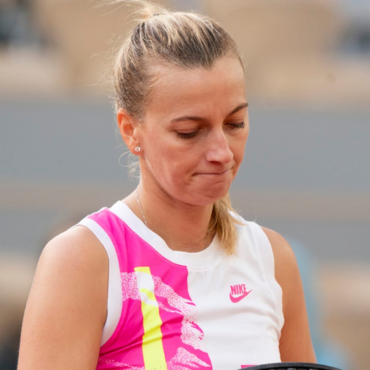 Petra Kvitova Injures Ankle During Media Availability Requirement Sports Illustrated