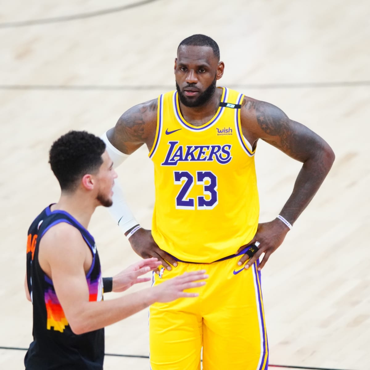 Devin Booker is biggest loser of LeBron James' Lakers jersey