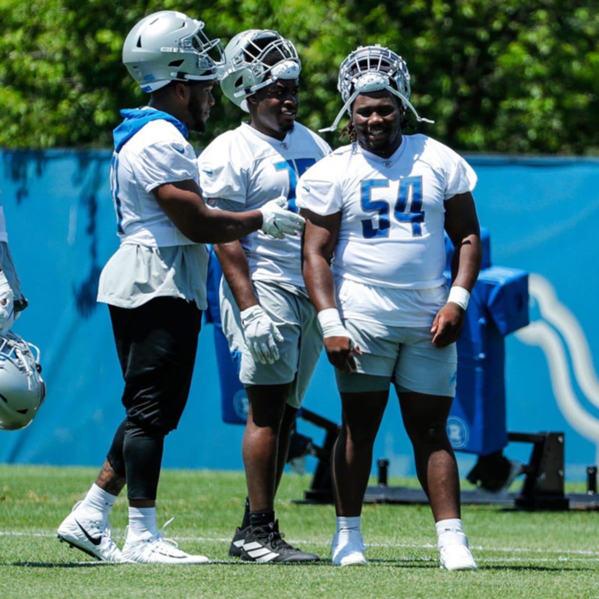 Lions defensive tackle Alim McNeill had himself a day against the