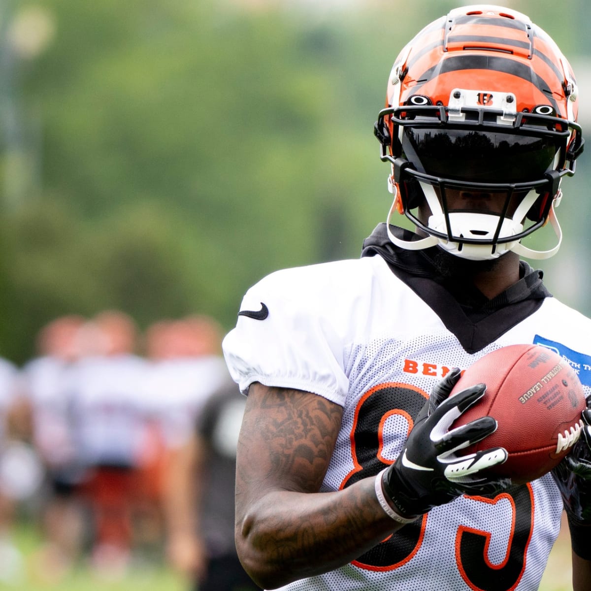 Tee Higgins is thrilled to join his idol, A.J. Green