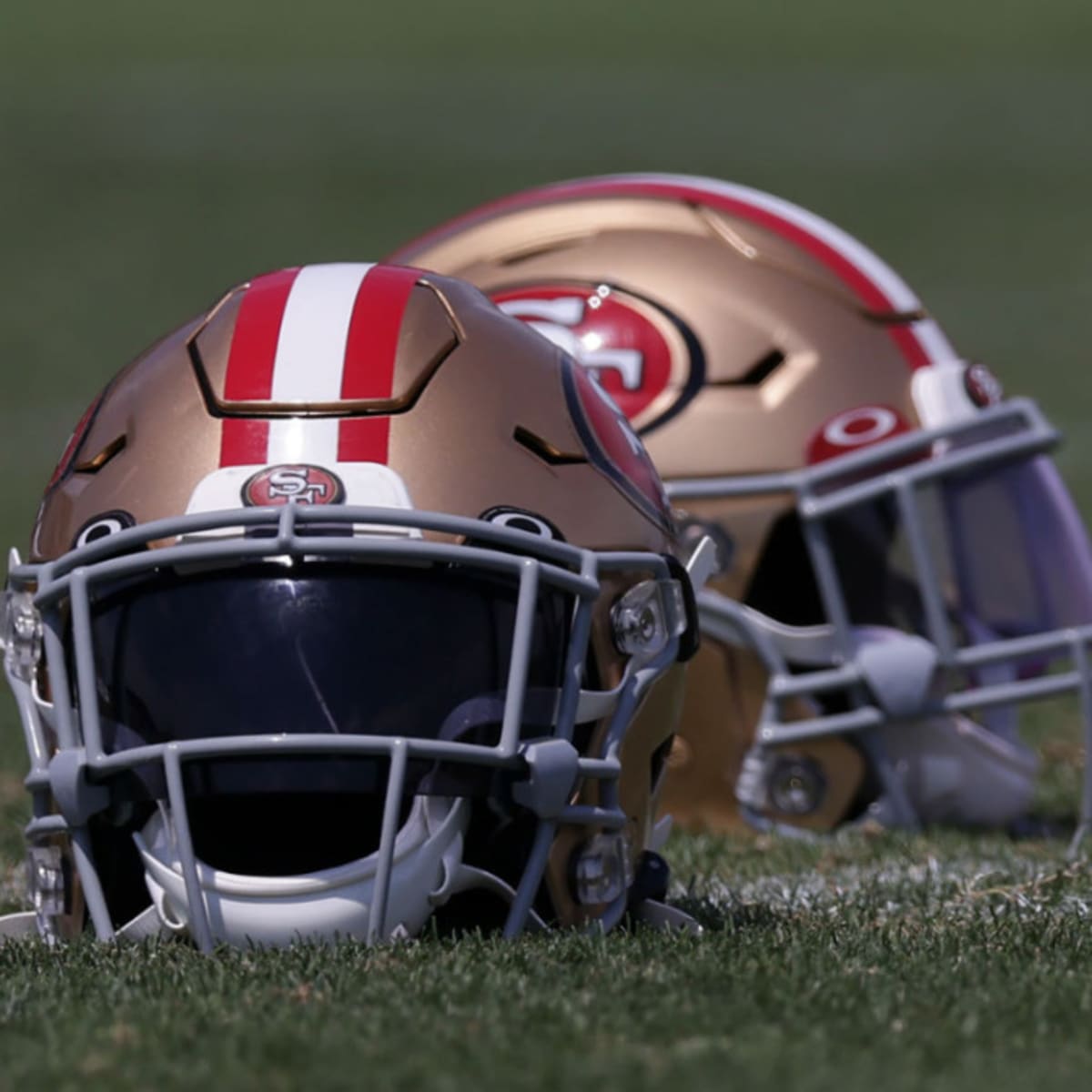 49ers old helmets