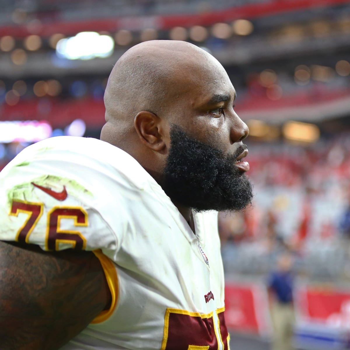 Is Morgan Moses about to be replaced as the starting right tackle