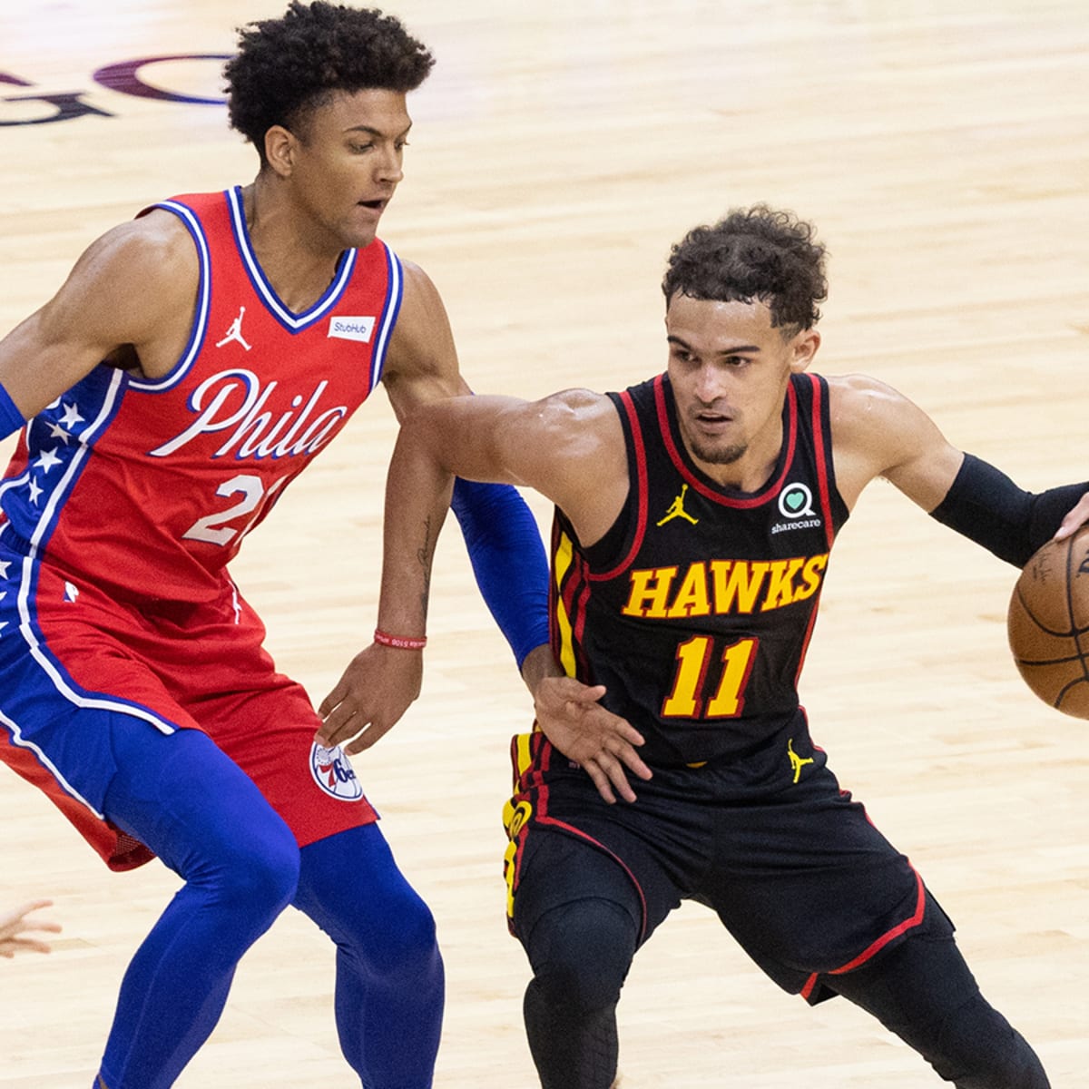NBA playoffs: How Hawks' Trae Young is drawing fouls - Sports