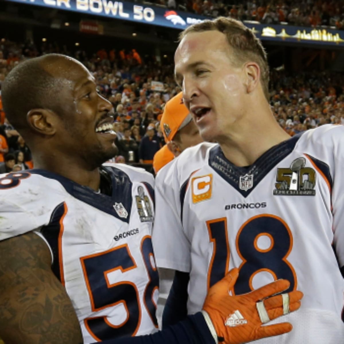 Von Miller channels lessons from Peyton Manning, welcomes Drew