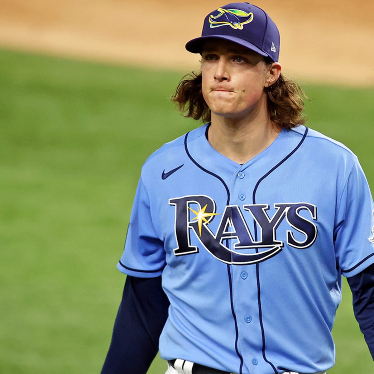 Tyler Glasnow injury: Rays pitcher blames foreign substance ban
