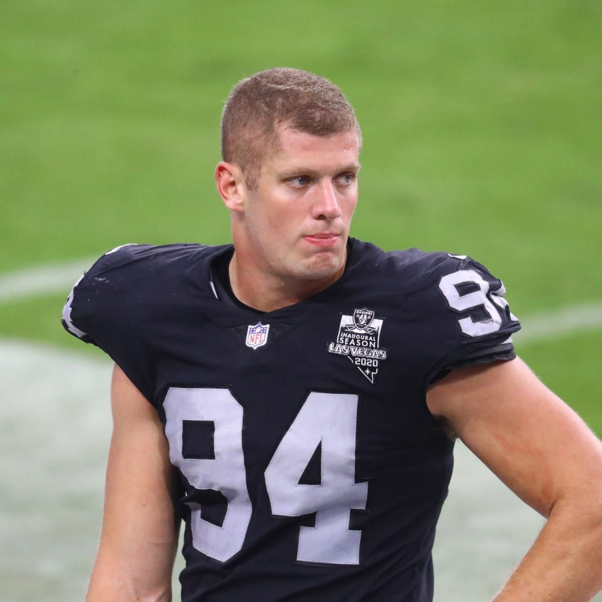 Las Vegas Raiders Carl Nassib becomes first openly gay active NFL Player -  Sports Illustrated Las Vegas Raiders News, Analysis and More