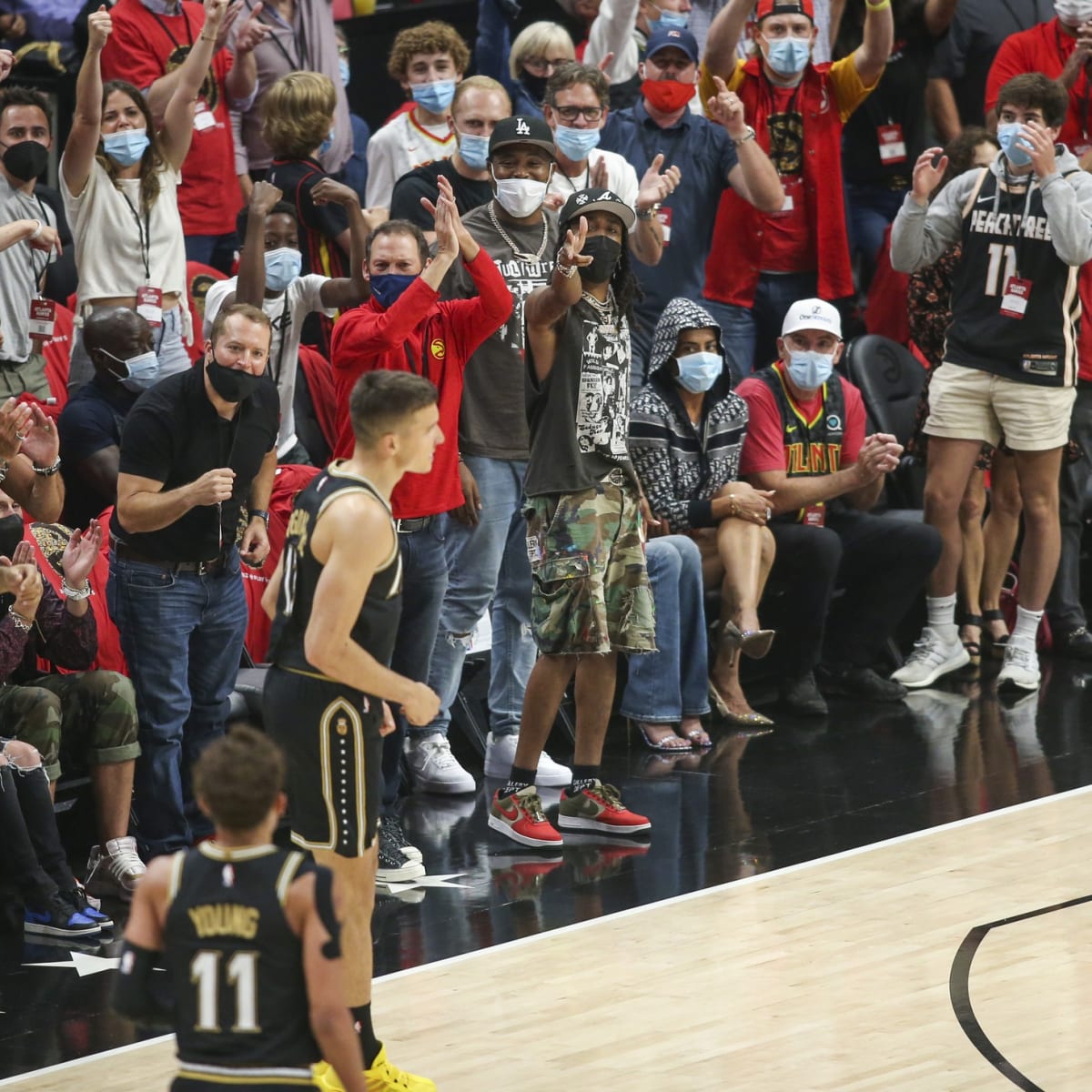 Bogdan Bogdanovic soaks in season debut as Hawks fans warmly welcome him  back