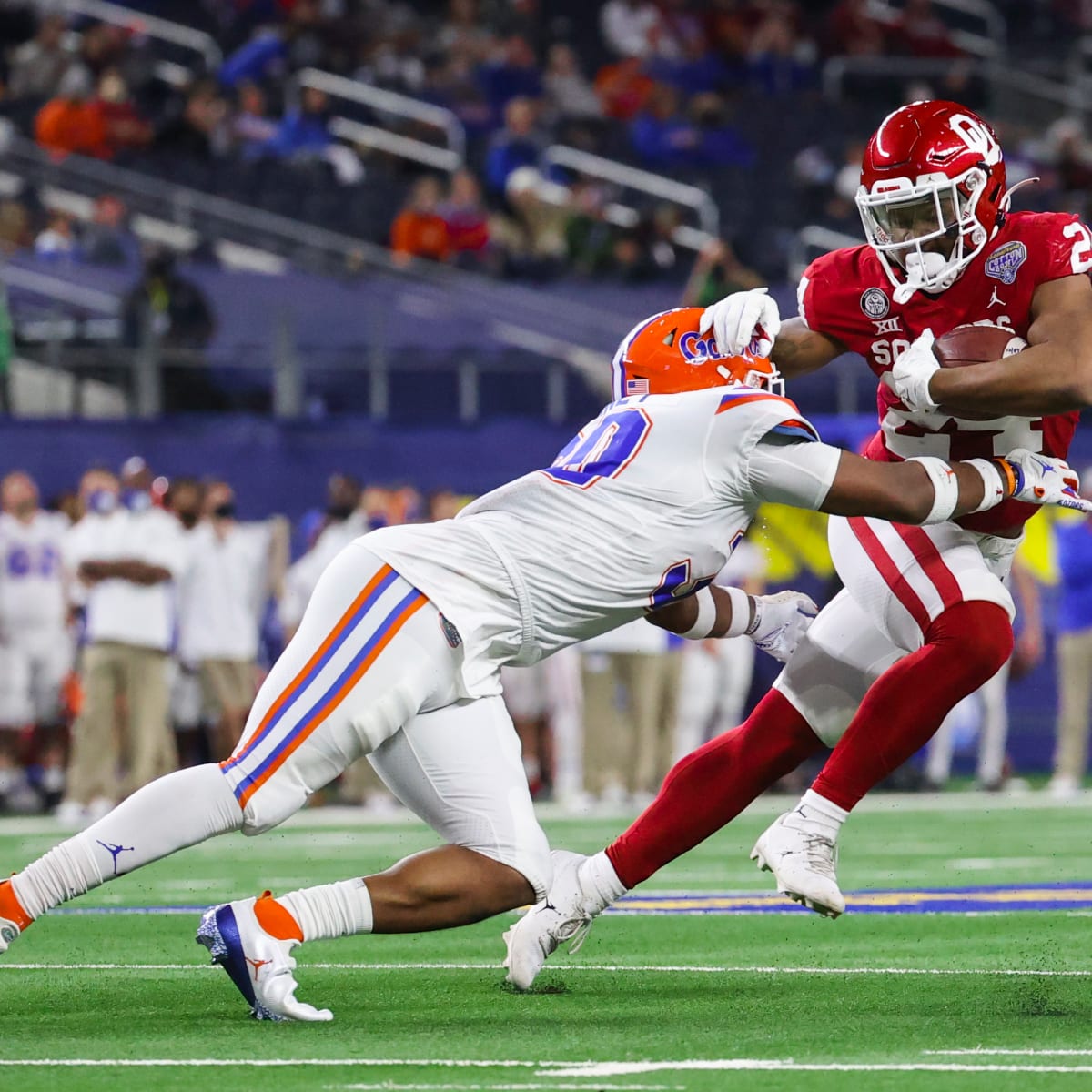 With the 203rd pick in the NFL draft, the Las Vegas Raiders select Amari  Burney LB Florida. Welcome to Raider Nation @amari_burney…