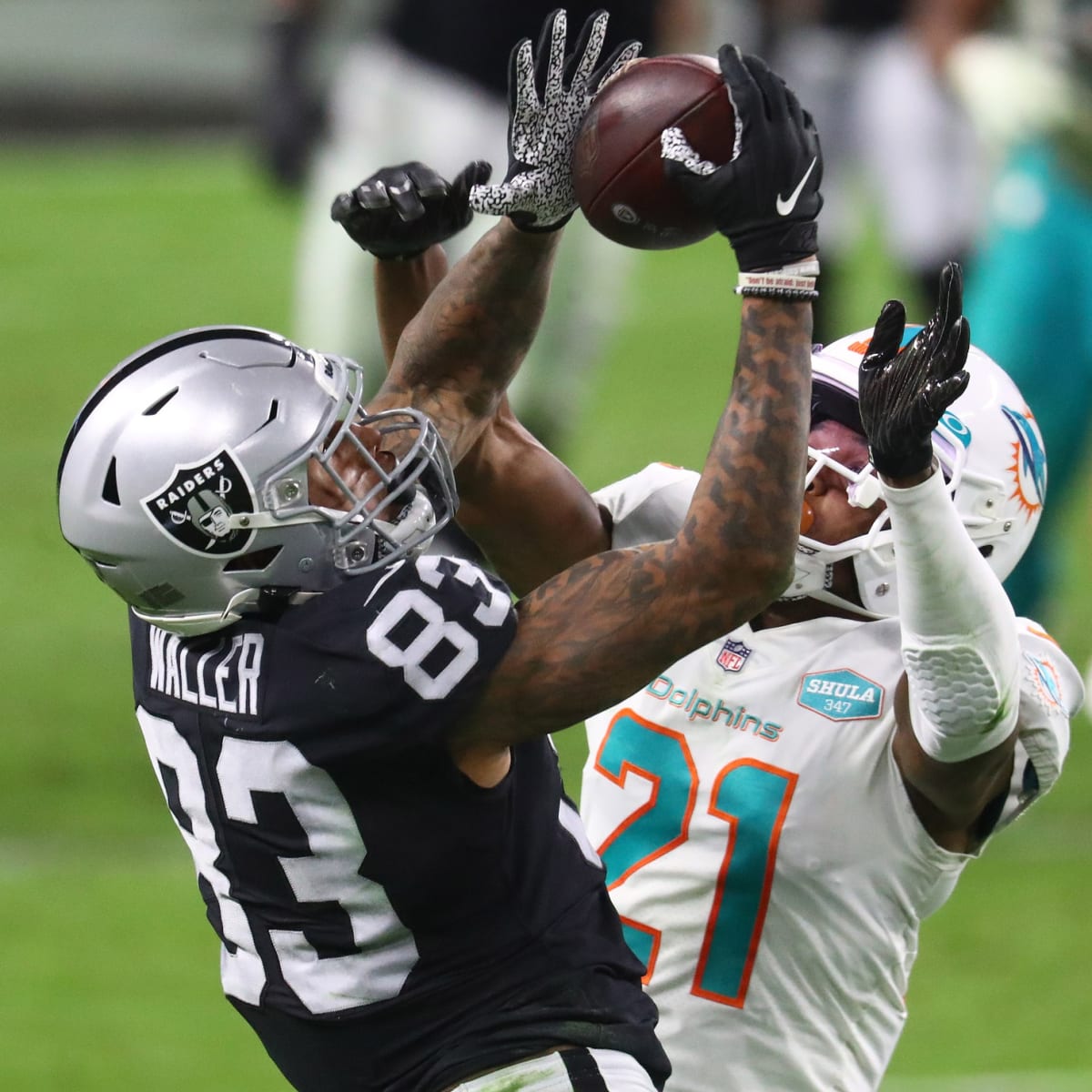 Pro Football Focus: Darren Waller, Josh Jacobs ranked among best