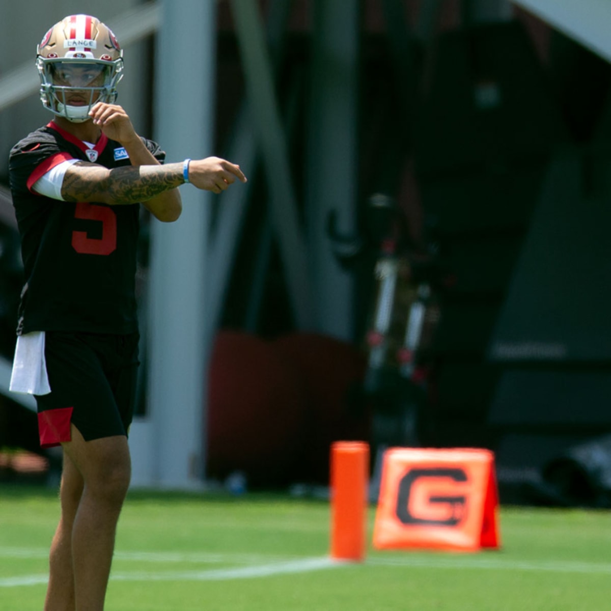 Rookie QB Trey Lance is the 49ers' future, and he happily awaits it