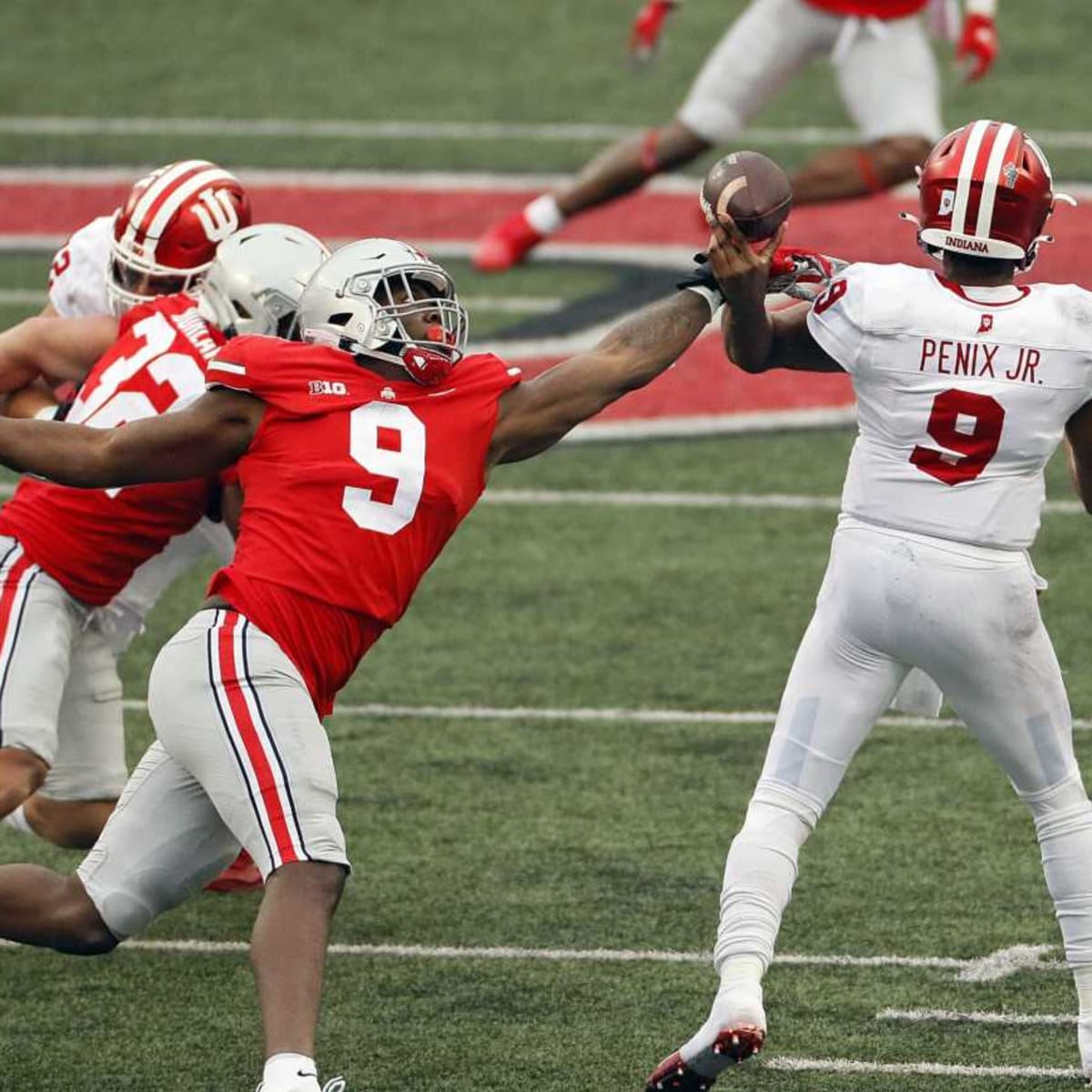 Ohio State defensive end Zach Harrison selected by the Atlanta Falcons in  the NFL draft