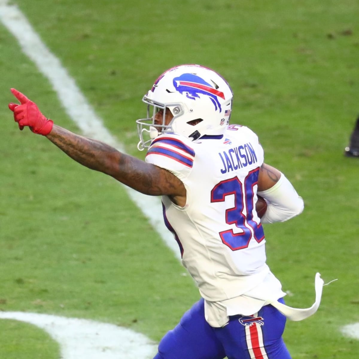 Dane Jackson just being himself as he tries to win Bills starting