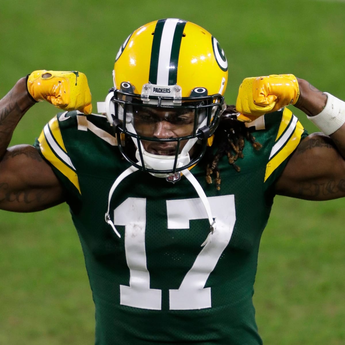 Green Bay Packer Davante Adams addresses Las Vegas Raider Derek