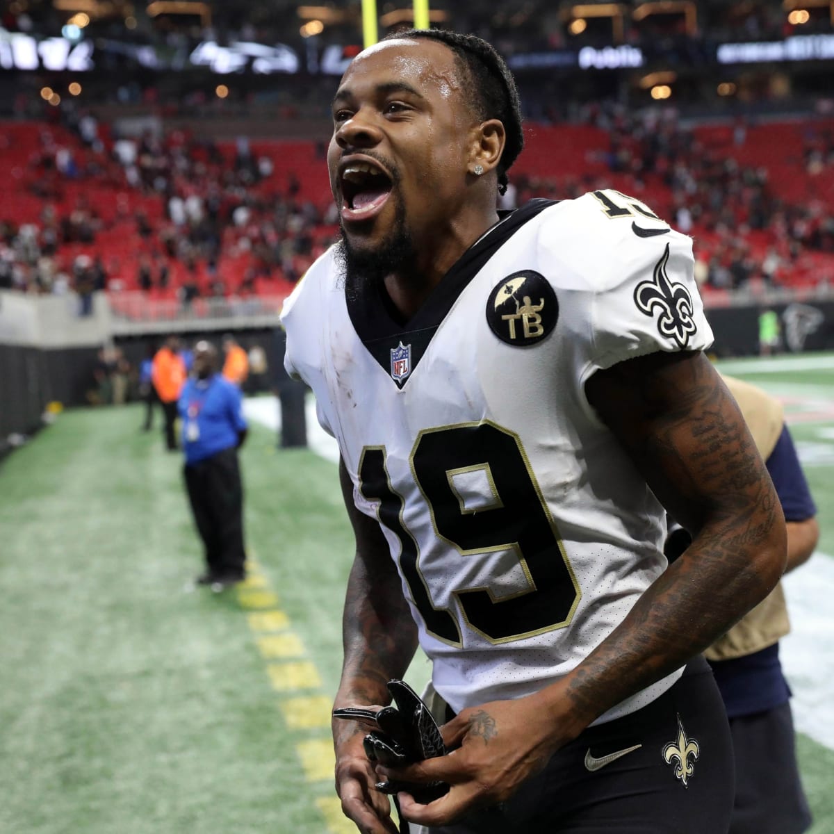 Carolina Panthers wide receiver Ted Ginn (19) returns a punt