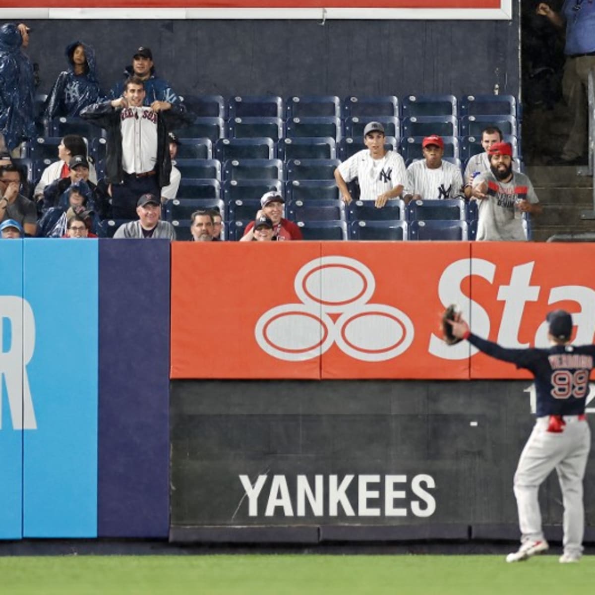 Fan hits Boston Red Sox OF Alex Verdugo with baseball at Yankee Stadium -  Sports Illustrated NY Yankees News, Analysis and More