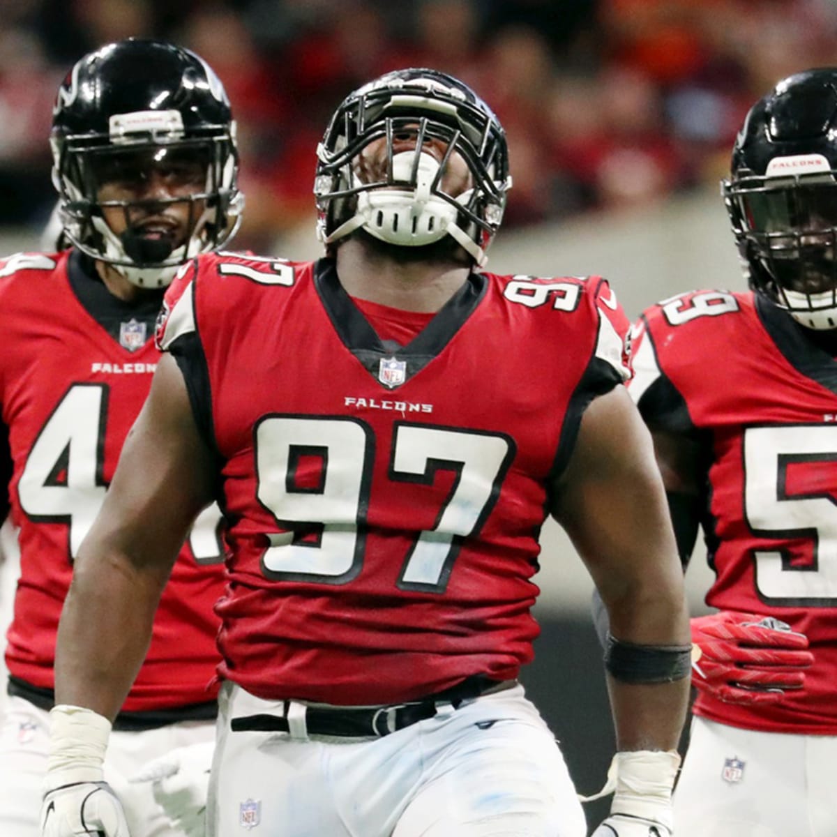 Rockdale native, Atlanta Falcons star Grady Jarrett provides holiday gifts  at Academy Sports and Outdoors, Sports