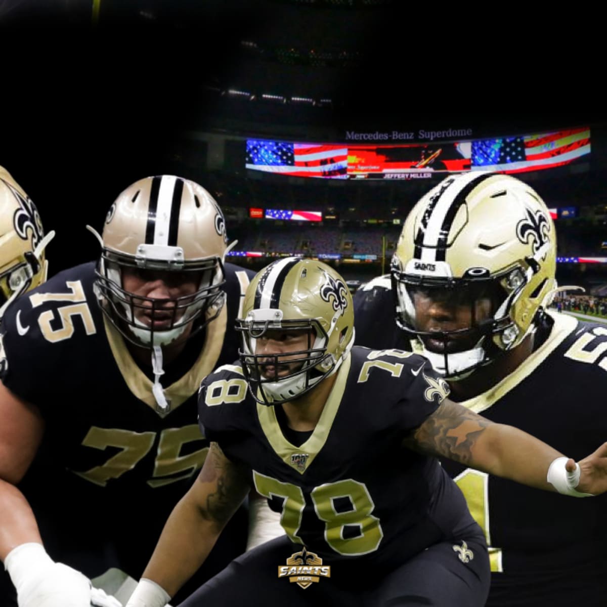 New Orleans Saints Mercedes-Benz Superdome Facebook Cover Photo