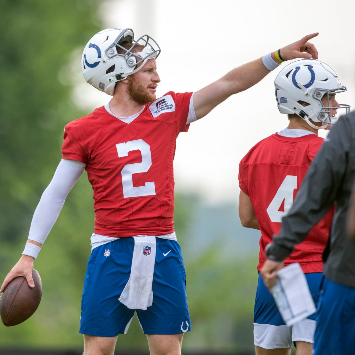 Colts' Carson Wentz, Quenton Nelson 'doing exceedingly well'