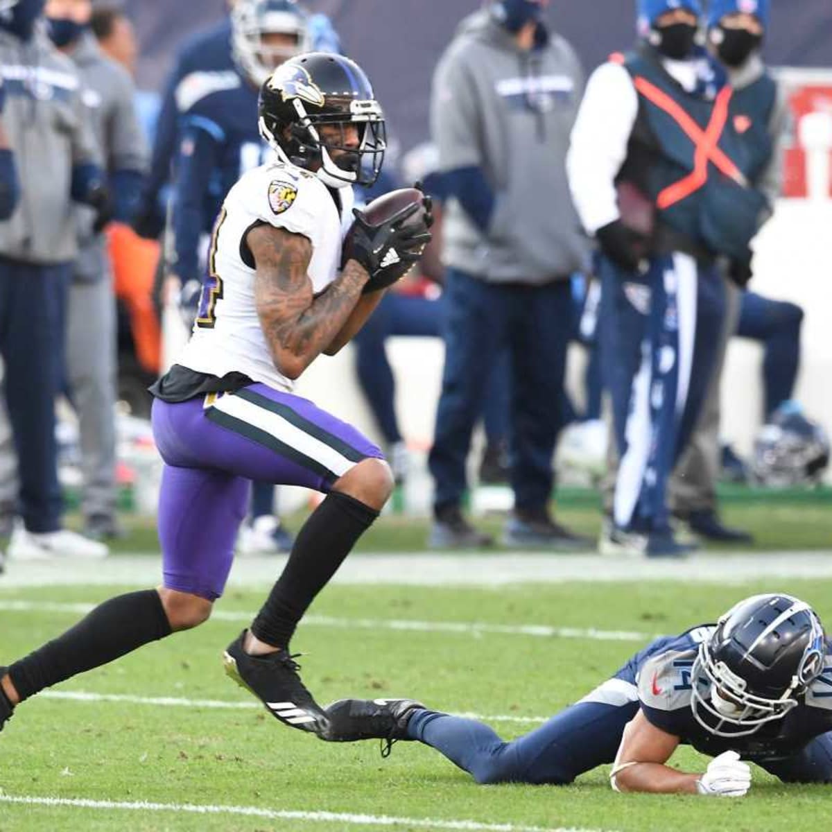 Baltimore Ravens' Marcus Peters discusses feelings after trade, mindset for  Sunday and more 