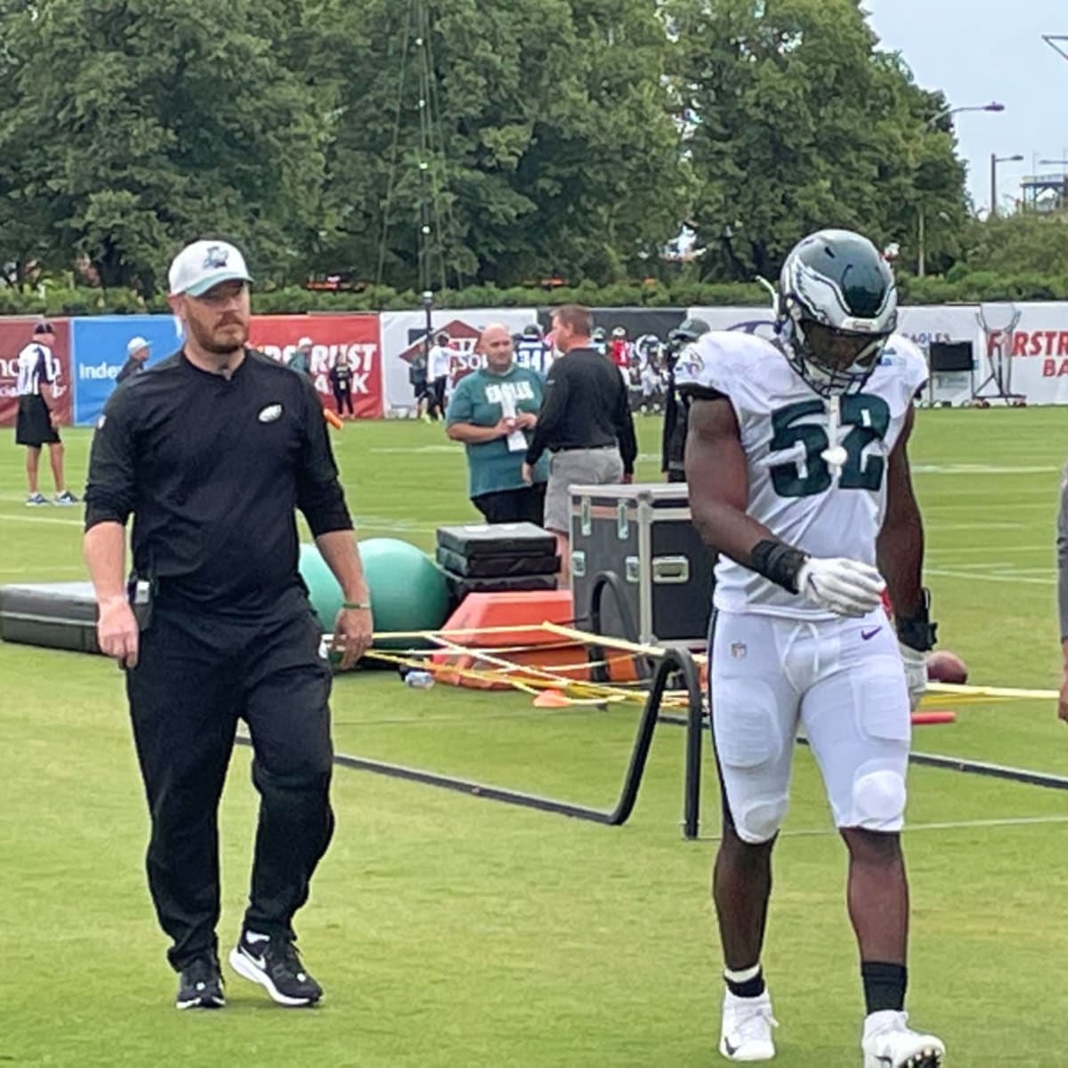 EAGLES LT JORDAN MAILATA BACK AT PRACTICE, THOUGH LIMITED