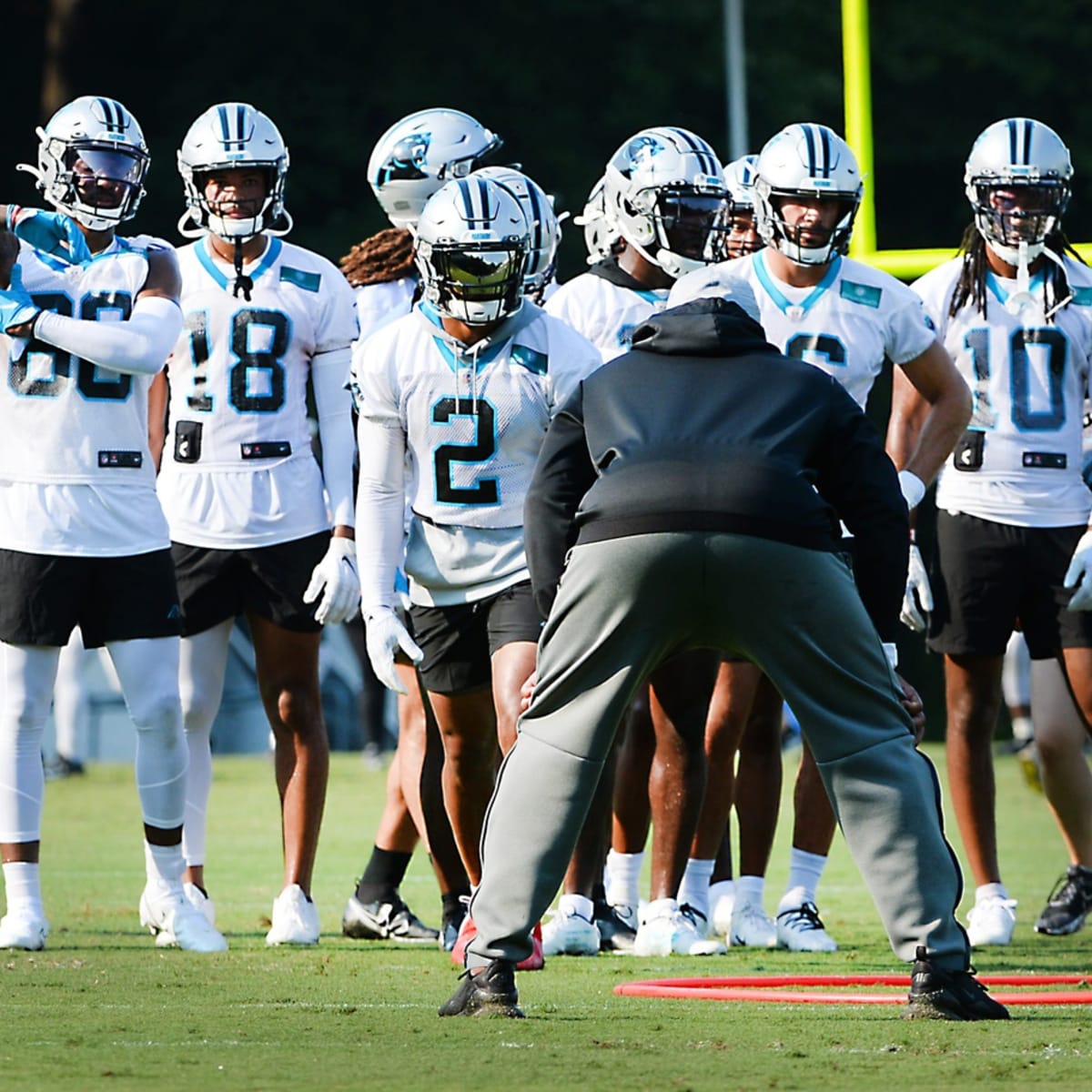 Day one of the Carolina Panthers Training Camp at Wofford College