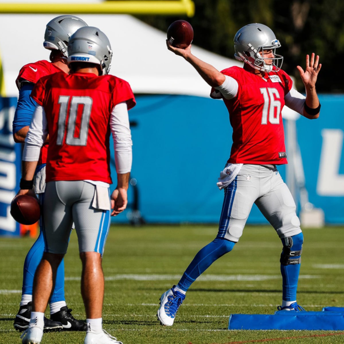 Lions camp observations: Offense off to a slow start, particularly the QBs