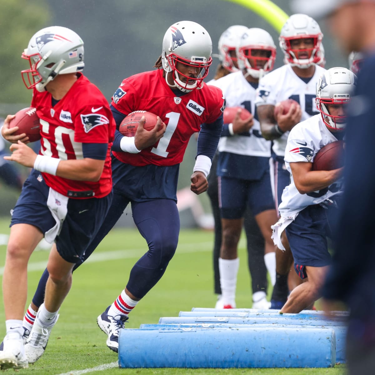 Gunner Olszewski missing from New England Patriots practice, three