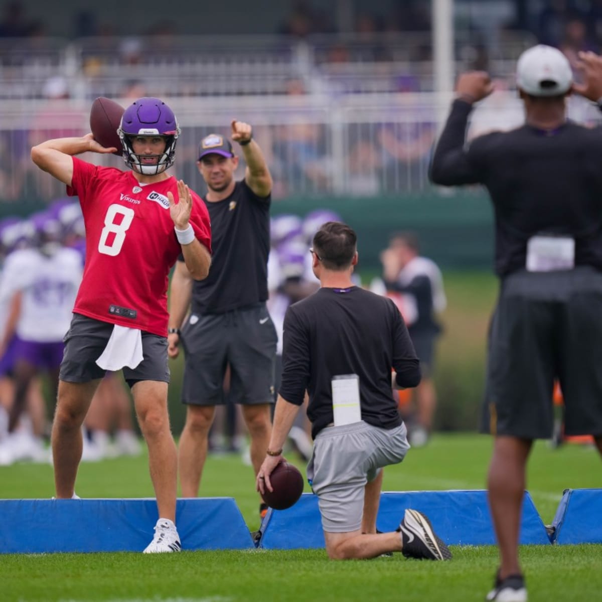 Kirk Cousins Arrives Camp with Familiar Drip