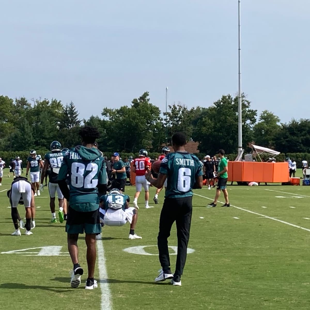 Eagles training camp: Quez Watkins says he's 'the fastest guy in the NFL'