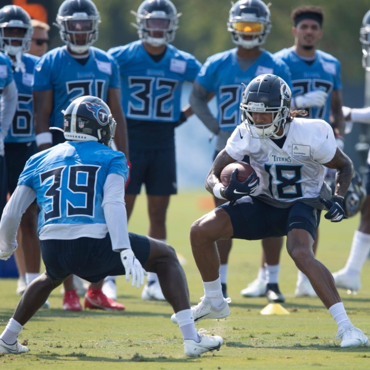 Patriots-Titans joint practices: J.C. Jackson nabs 2 INTs, wide receiver  depth thins and more observations from Day 1 in Tennessee 