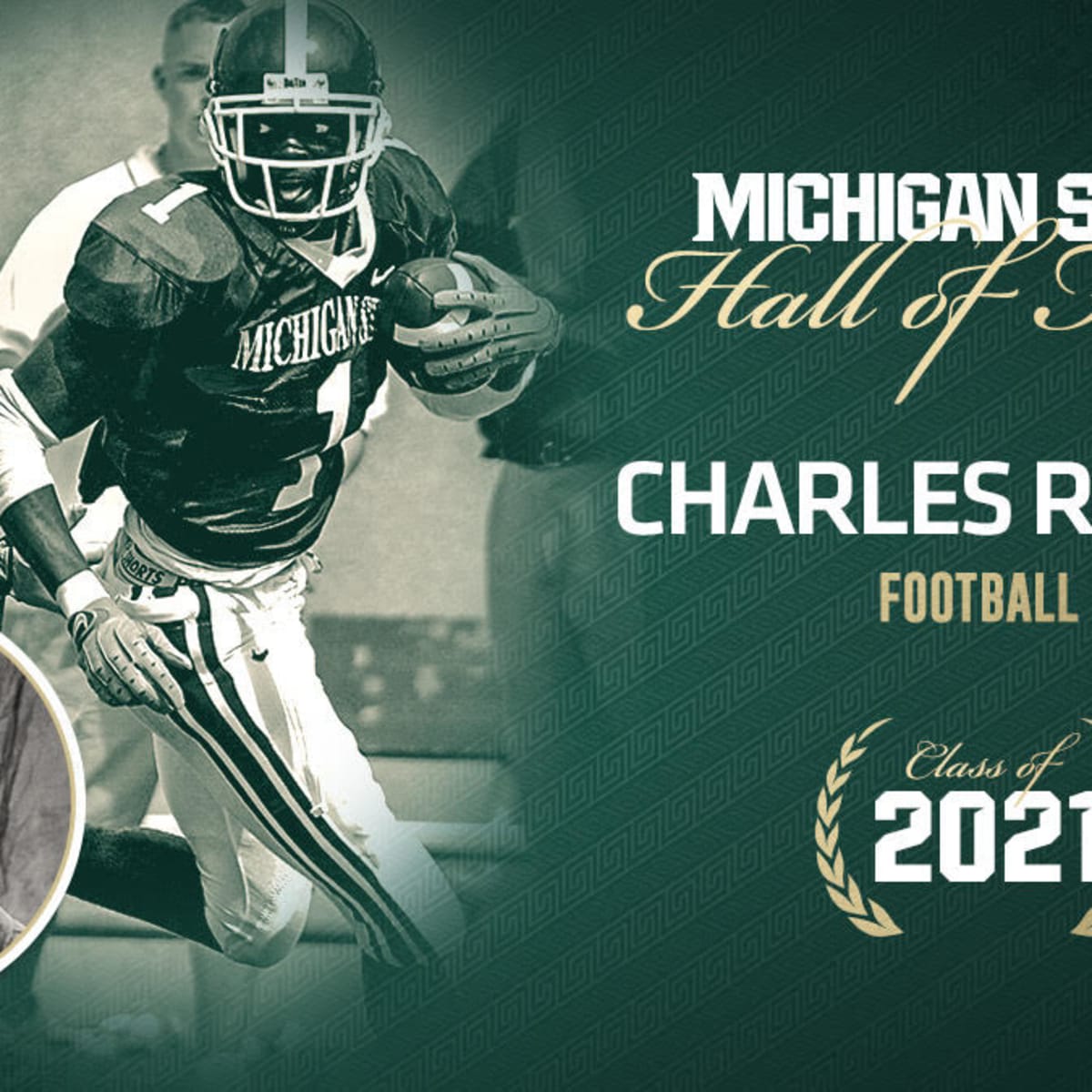 Charles Rogers Michigan State Spartans - Detroit Lions 2003 Press