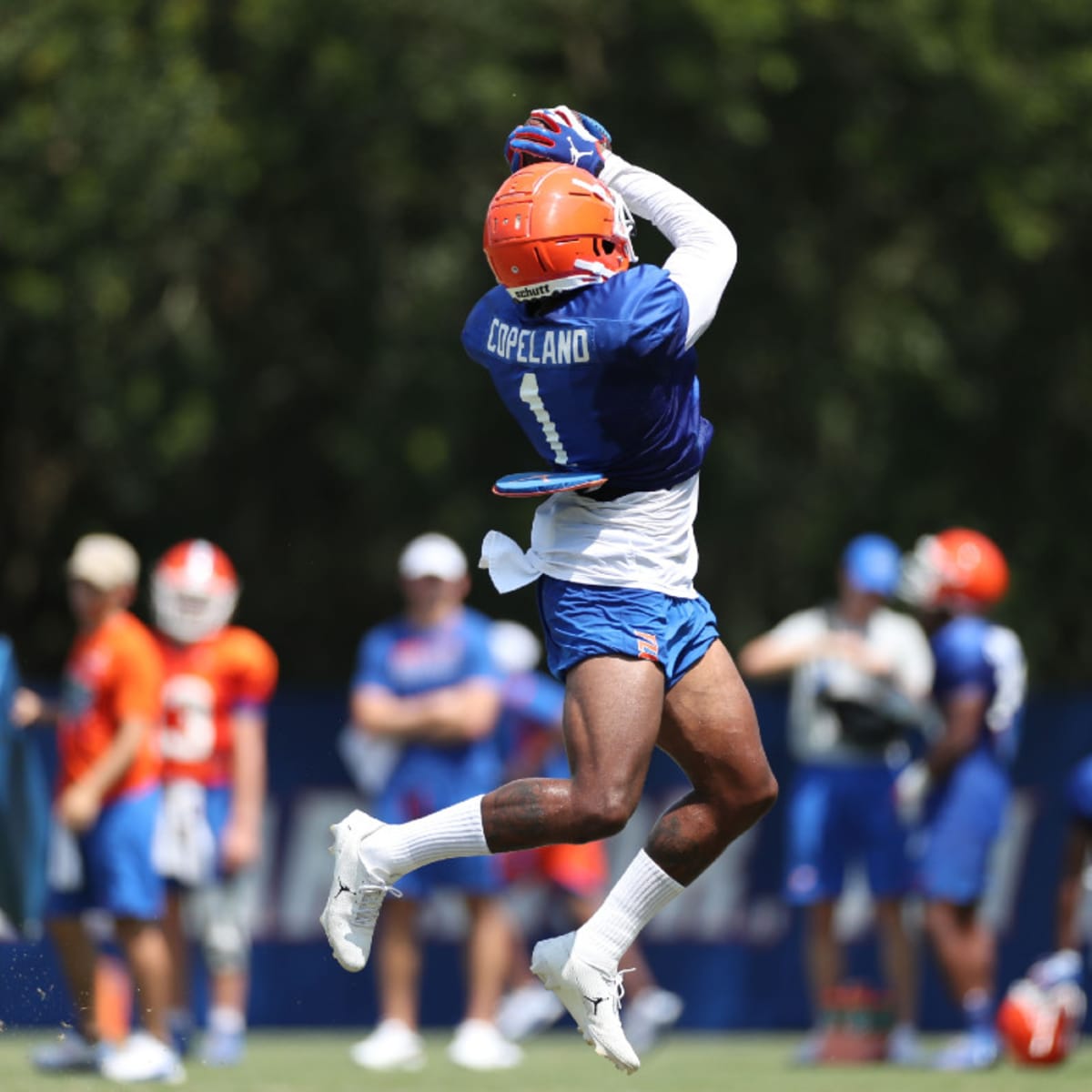 Florida Gators WR Jacob Copeland earns #1 jersey, by Gators Uniform  Tracker