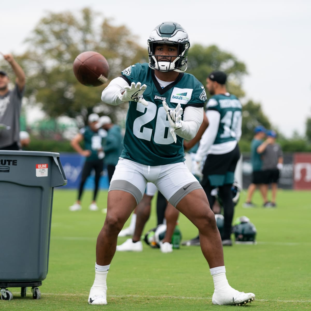 What's going on with Eagles' Miles Sanders in the passing game